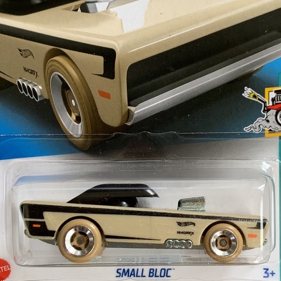 Hot Wheels Small Bloc Tooned Pine Wood Derby Muscle car Mainline 2024 New - Picture 2 of 7
